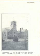 Loyola Blakefield Jesuit School 1980 yearbook cover photo