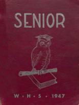 Westerly/Ward High School 1947 yearbook cover photo