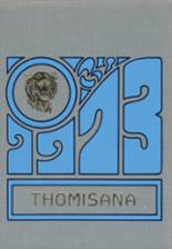 Thomasville High School 1973 yearbook cover photo
