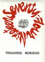 Big Sandy High School 1974 yearbook cover photo