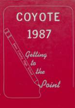 Jones County High School 1987 yearbook cover photo
