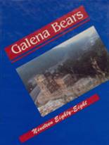 Galena High School 1988 yearbook cover photo