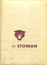 Elizabethtown High School 1958 yearbook cover photo