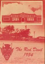 Dill City High School 1954 yearbook cover photo
