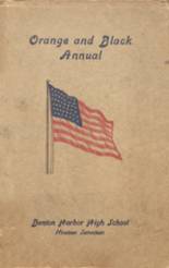 Benton Harbor High School 1917 yearbook cover photo
