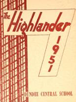 Dundee High School 1951 yearbook cover photo