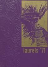 Laurel High School 1971 yearbook cover photo