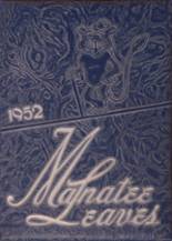 Manatee High School 1952 yearbook cover photo