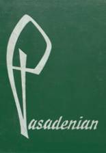 Pasadena High School 1958 yearbook cover photo