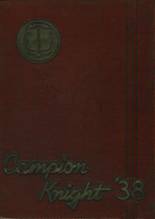 Campion Jesuit High School 1938 yearbook cover photo