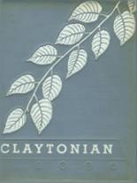 Clay City Community High School 1954 yearbook cover photo