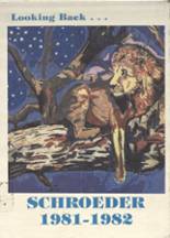 Schroeder High School 1982 yearbook cover photo