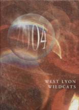 2004 West Lyon High School Yearbook from Inwood, Iowa cover image