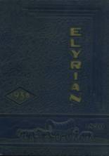 Elyria High School 1938 yearbook cover photo