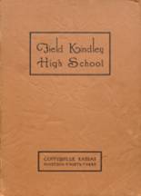 Field Kindley Memorial High School 1933 yearbook cover photo
