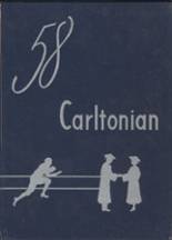 1958 Carlton High School Yearbook from Carlton, Minnesota cover image