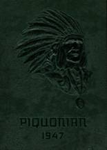 Piqua High School 1947 yearbook cover photo