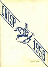 Caesar Rodney High School 1958 yearbook cover photo