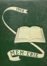 Erie High School 1956 yearbook cover photo
