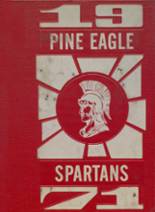 1971 Pine Eagle High School Yearbook from Halfway, Oregon cover image