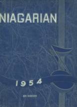 Niagara Falls High School 1954 yearbook cover photo