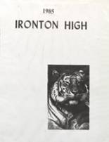 Ironton High School 1985 yearbook cover photo