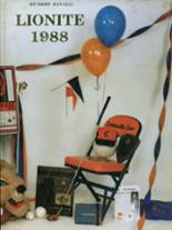 Carterville Community High School 1988 yearbook cover photo