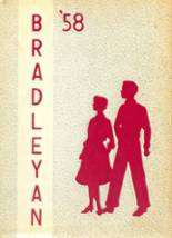 1958 Bradley-Bourbonnais High School Yearbook from Bradley, Illinois cover image
