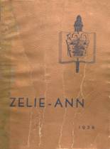 Zelienople High School 1934 yearbook cover photo