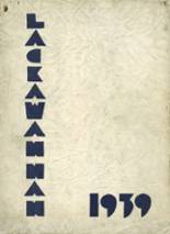 Lackawanna High School 1939 yearbook cover photo