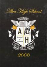 Alva High School 2006 yearbook cover photo