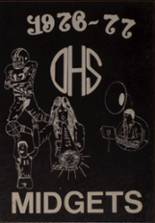 Dickinson High School 1977 yearbook cover photo