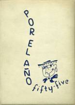 El Rancho High School 1955 yearbook cover photo