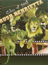 Rush Henrietta High School 2008 yearbook cover photo