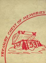 Bunker Hill High School 1953 yearbook cover photo