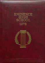 Eminence High School 1978 yearbook cover photo