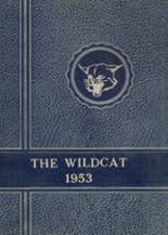 Welch High School 1953 yearbook cover photo