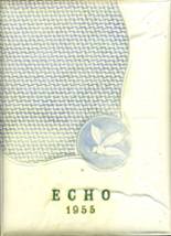 East Canton High School 1955 yearbook cover photo
