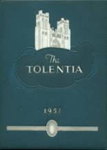 St. Nicholas of Tolentine High School 1957 yearbook cover photo