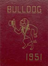 Gridley High School 1951 yearbook cover photo