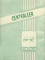 Central High School 1957 yearbook cover photo