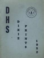 Dixfield Seventh Day Adventist School 1952 yearbook cover photo