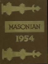 Mason City High School 1954 yearbook cover photo