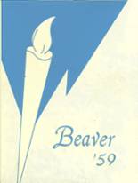 Beaverton High School 1959 yearbook cover photo