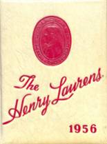 Laurens High Schoool 1956 yearbook cover photo