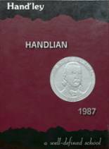 1987 Handley High School Yearbook from Winchester, Virginia cover image
