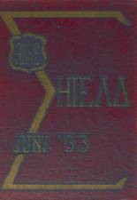 RUHS/Richmond High School 1953 yearbook cover photo