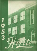 Greensburg High School 1953 yearbook cover photo