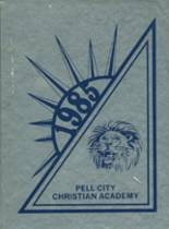 Pell City Christian Academy 1985 yearbook cover photo
