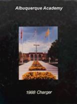 Albuquerque Academy 1988 yearbook cover photo